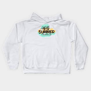 Hello Summer Adventure Kids Hoodie